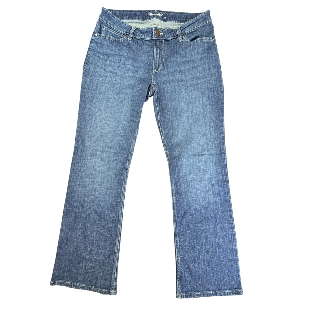 Wrangler Bootcut Jeans Womens 32x29 Blue Medium Wash Denim Mid Rise